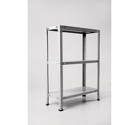Стеллаж ООО ФУРАМА СТФ 1800x1000x800 мм, 3 полки, серый СТФЛ181080-3
