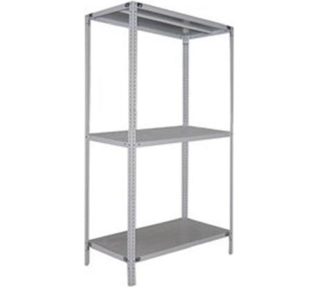 Стеллаж ООО ФУРАМА СТФЛ 1800x700x500 мм, 3 полки, серый СТФЛ187050-3