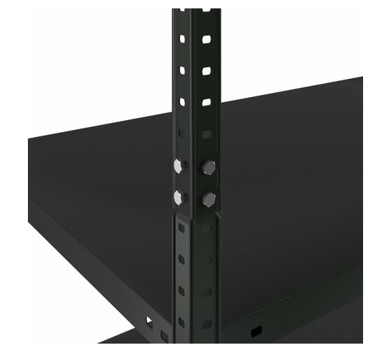 Металлический стеллаж BRABIX ГРАФИТ MS KD-180/40-5, лофт, 1800х1000х400 мм, 5 полок 291269