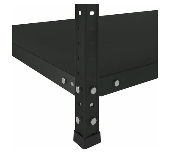 Металлический стеллаж BRABIX ГРАФИТ MS KD-180/40-5, лофт, 1800х1000х400 мм, 5 полок 291269