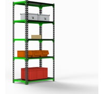 Стеллаж ООО Металекс MID 1800x1000x600, 5 полок SMDV181060