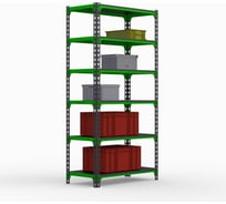 Стеллаж ООО Металекс MID 2200x1800x400 мм, 6 полок SMDVI221840