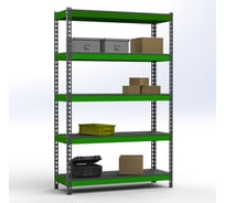 Стеллаж ООО Металекс Metalex HARD 1800x1000x600 мм, 5 полок SHDV181060
