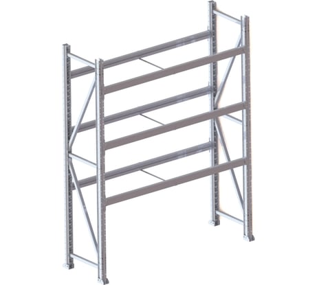 Каркас стеллажа Ирбис Л50 2000x500x1500 мм, 3 яруса (без полок) X2105858