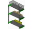 Модульный стеллаж ООО Металекс Metalex серии FLY, 1000x1000x300, 3 полки SMFIII10010030 3