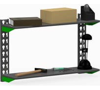 Модульный стеллаж ООО Металекс Metalex серии FLY, 500x700x200, 2 полки SMFII507020