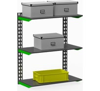 Модульный стеллаж ООО Металекс Metalex серии FLY, 1000x800x400, 3 полки SMFIII1008040