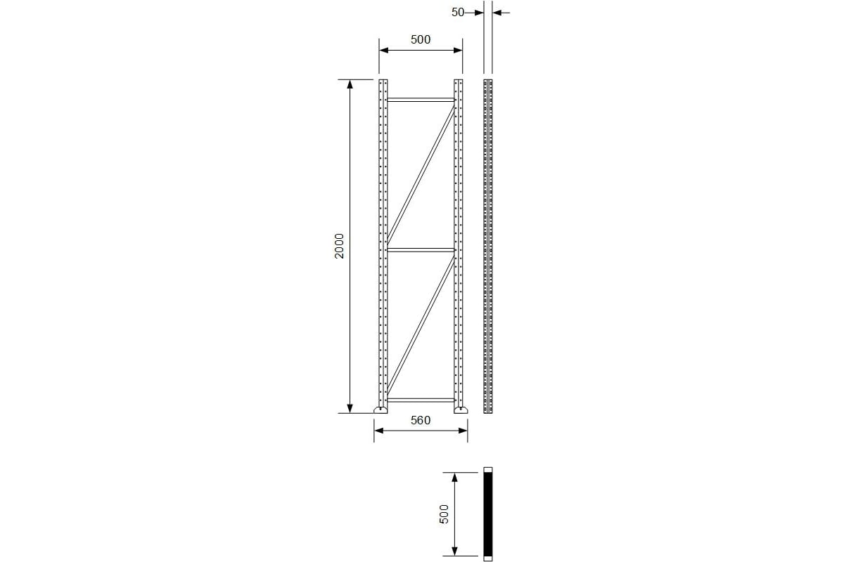 Рама Ирбис Л50 2000x500, 1 мм X1046472 - выгодная цена, отзывы ...