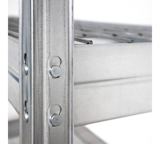Металлический стеллаж AR SHELVING rivet wire 180x90x45 см, оцинкованный, 4 полки из стальной сварной сетки TRM18405K/07-37ZCI0 