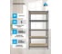 Стеллаж Everest beamy luxe-d16-225-30/90/180-5-с (разборный) STBDC30/90/180/5 3