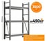 Металлический стеллаж IRONMEBEL optimus pro h-1500 zn, 3 яруса 1200x500 M-СГР1500ОЦ1200500ОЦ3 2