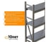 Металлический стеллаж IRONMEBEL optimus pro h-1500 zn, 3 яруса 1200x500 M-СГР1500ОЦ1200500ОЦ3 3