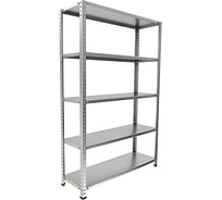 Универсальный металлический стеллаж IRONMEBEL optimus lite 2200x700x400 мм, 5 полок M-СУЭ2200х700х400