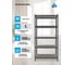 Стеллаж Everest beamy luxe-l16-225-50/90/180-5 (разборный) STBLC50/90/180/5 2