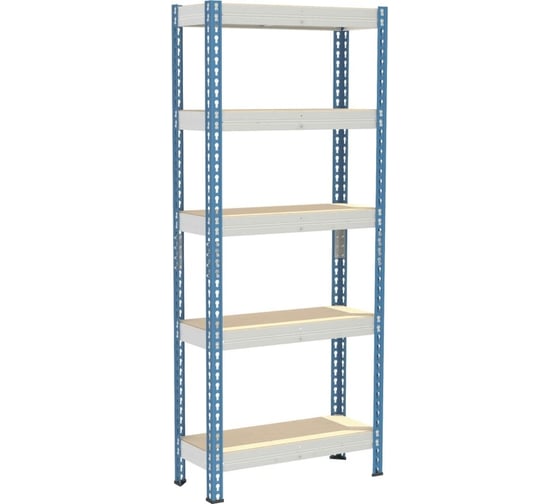 Стеллаж IRONMEBEL Optimus hook h-2400, 5 полок, 1500x600 мм, два в одном m-ot.000.006 1