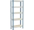 Стеллаж IRONMEBEL Optimus hook h-2400, 5 полок, 1500x600 мм, два в одном m-ot.000.006 1
