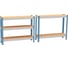 Стеллаж IRONMEBEL Optimus hook h-2400, 5 полок, 1500x600 мм, два в одном m-ot.000.006 3