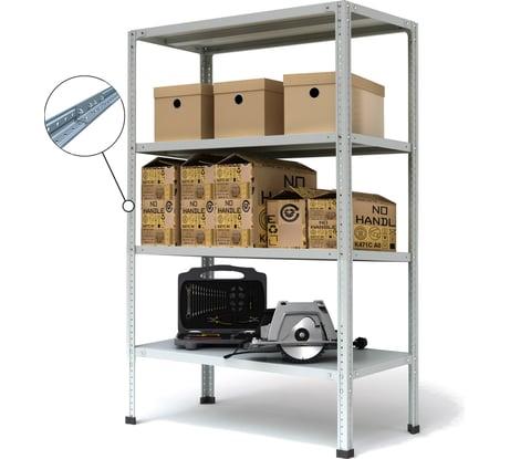 Стеллаж ПАКС МС-254 3349040 разрезной