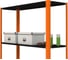 Стеллаж ООО Металекс Metalex AIR 2200x1400x500 мм, 4 полки, оранжево-чёрный SMAOIV221450 9