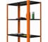 Стеллаж ООО Металекс Metalex AIR 2200x800x500 мм, 6 полок, оранжево-чёрный SMAOVI228050 11
