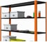 Стеллаж ООО Металекс Metalex AIR 2200x1600x500 мм, 6 полок, оранжево-чёрный SMAOVI221650 7