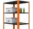 Стеллаж ООО Металекс Metalex AIR 2200x800x600 мм, 7 полок, оранжево-чёрный SMAOVII228060 6