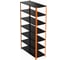Стеллаж ООО Металекс Metalex AIR 2200x1200x500 мм, 7 полок, оранжево-чёрный SMAOVII221250 5