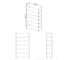 Стеллаж ООО Металекс Metalex AIR 2200x1400x600 мм, 7 полок, оранжево-чёрный SMAOVII221460 2