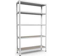 Стеллаж (1760х1010х410, 5 полок, цинк) ДиКом СТ-011К 5078