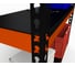 Стеллаж ООО Металекс Metalex HARD 2000x1000x600 мм, 4 полки, оранжево-чёрный 106026 2