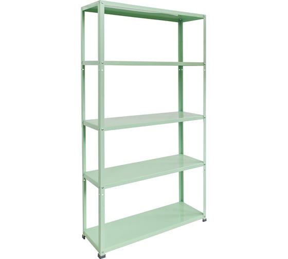 Стеллаж AR SHELVING coolour 30 зеленый, 5 полок, на болтах K1PP030BC6019CI