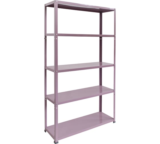 Стеллаж AR SHELVING coolour 30 лиловый, 5 полок, на болтах K1PP030BC4009GENR