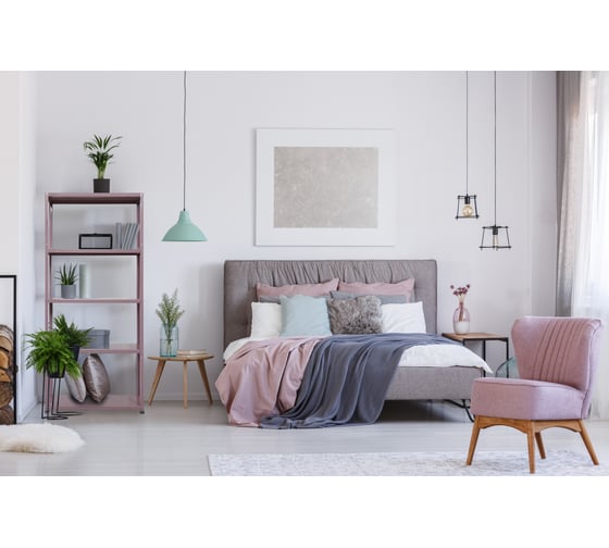 Стеллаж AR SHELVING coolour 30 лиловый, 5 полок, на болтах K1PP030BC4009GENR