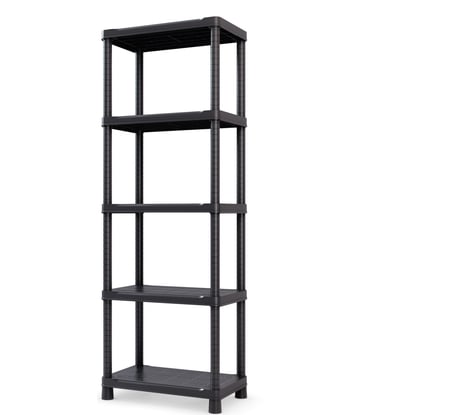 Пластиковый стеллаж ТУБА-ДУБА СБ черный 650.5