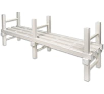 Одноярусный стеллаж Эскар в-132, цвет белый 85349132