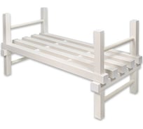 Одноярусный стеллаж Эскар с-90, цвет белый 8535990