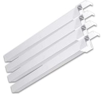 Угловой модуль для одноярусного стеллажа Эскар с, цвет белый 85359331