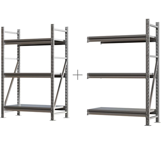 Система хранения IRONMEBEL optimus pro h-1500 zn, 3 яруса, 2000x500 мм, M-ССГР1500ОЦ2000500