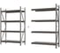 Система хранения IRONMEBEL optimus pro h-2000 zn, 4 яруса, 2600x500 мм, M-ССГР2000ОЦ2600500+ 4