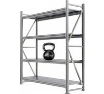 Металлический стеллаж IRONMEBEL optimus pro h-2500 zn, 4 яруса 1500x800 M-СГР25001500800ОЦ3