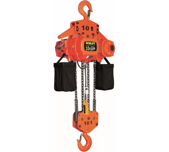 Таль цепная стационарная OCALIFT 10-04S (г/п 10т 6м 380в, электрическая на крюке) oca1004sn6m 1
