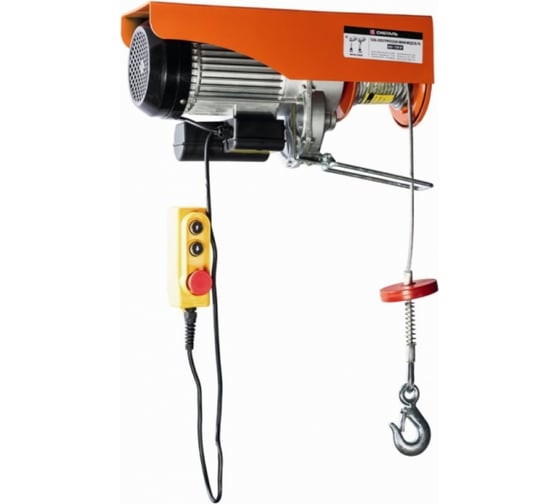 Электрическая мини таль Сибталь модель PA 600/1200 кг, 20 м 020 0004 1202