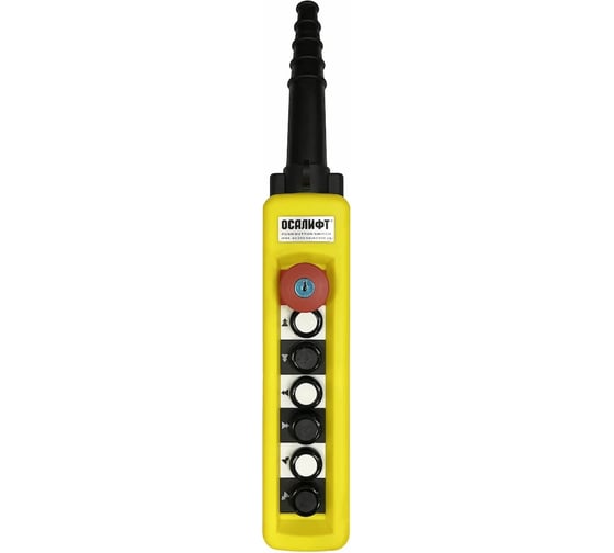 Пульт управления OCALIFT 6 кнопок, 2 скорости, стоп, ключ, IP65 для кран балки XAC-A6913Y
