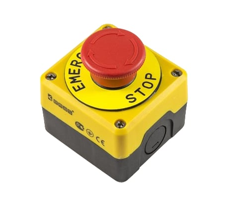 Пульт управления Emas с табличкой аварийной кнопки, 250В, 4А. P1EC400E40K