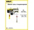Мини-таль стационарная OCALIFT РА-500, 250/500 кг, 20 м, 1,02 кВт, 220 В, электрическая ocapa500n20 2