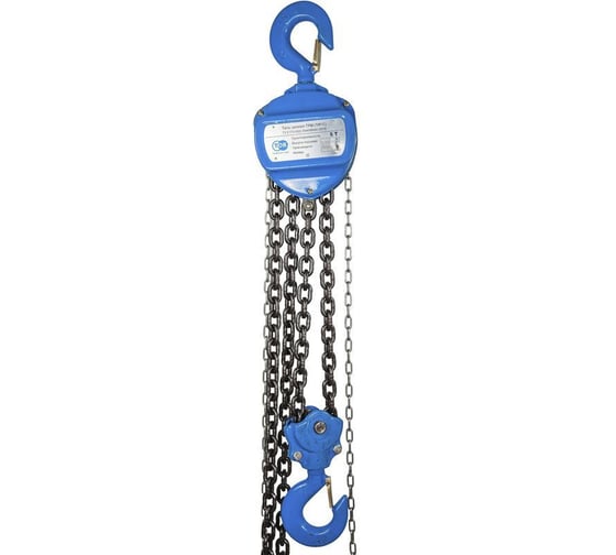 Ручная шестеренная таль TOR ТРШ C 1,5ТХ6М (серия G) 1046313