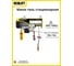 Мини таль стационарная LITELIFT PA-1200 600/1200 кг, 12 м, 220 В, 1,9 кВт, электрическая ltpa1200n12 2
