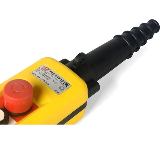 Пульт кнопочный HLT XAC-A4813 4 кнопки, 1 скорость, аварийная кнопка Стоп, IP65 085-12-012