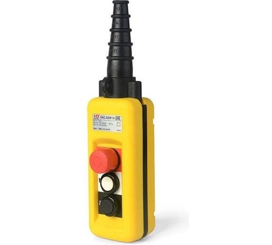 Пульт кнопочный HLT XAC-A2813 2 кнопки, 1 скорость, аварийная кнопка Стоп, IP65 085-12-014