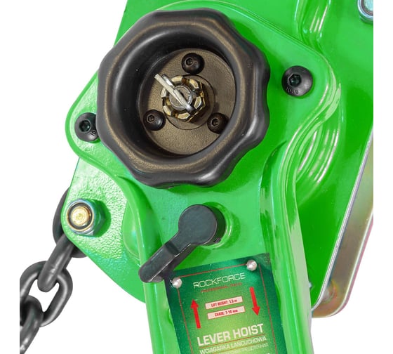 Лебедка подвесная трещоточная RockFORCE 1,5 м, 3 т RF-TRC7030(64941)